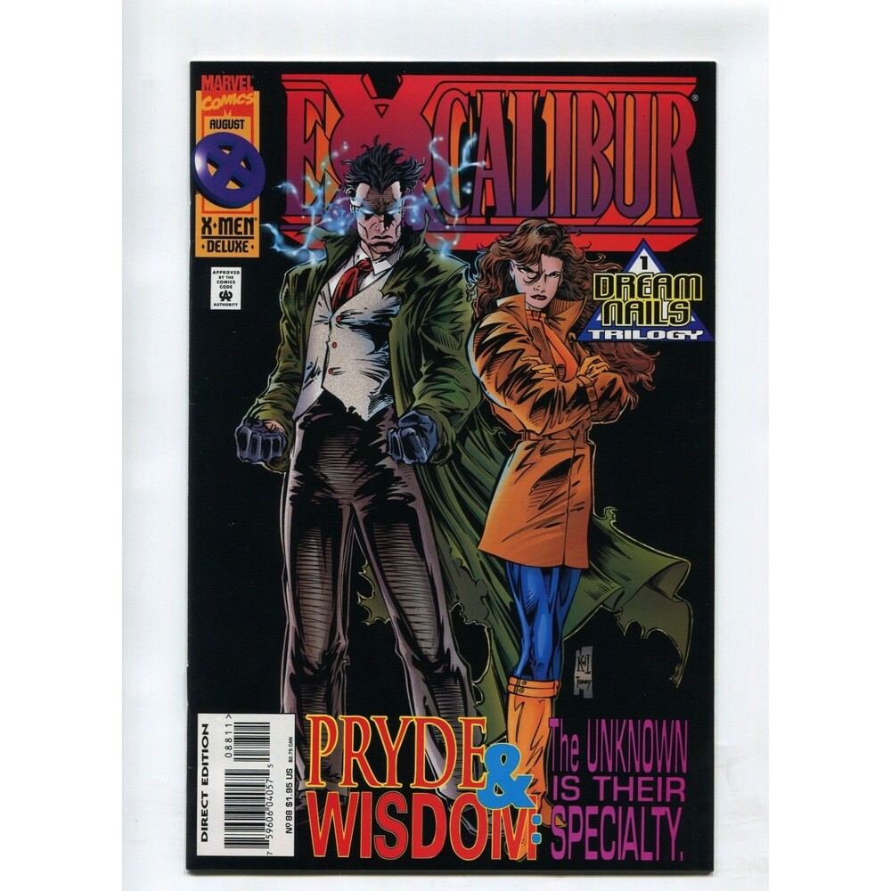 Excalibur #88 Comic Book 1995 Marvel Comics Dream Nails Trilogy 1
